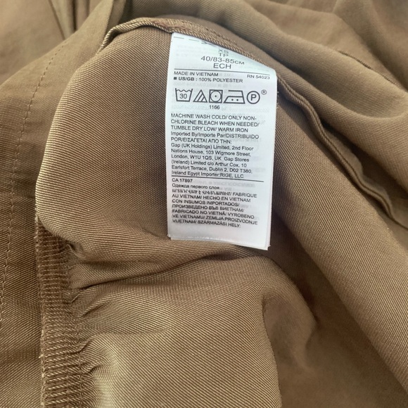 Banana Republic tie waist blouse size XS brown - Picture 6 of 8